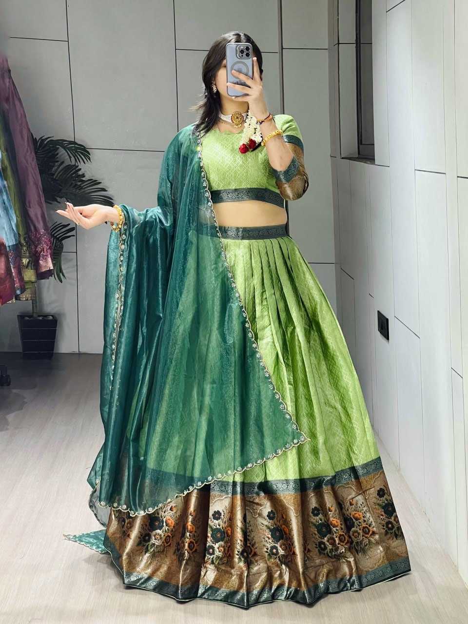 YNF Wholesale Silk Kalamkari Lehenga RIN119 8131 | Surat Manufacturer