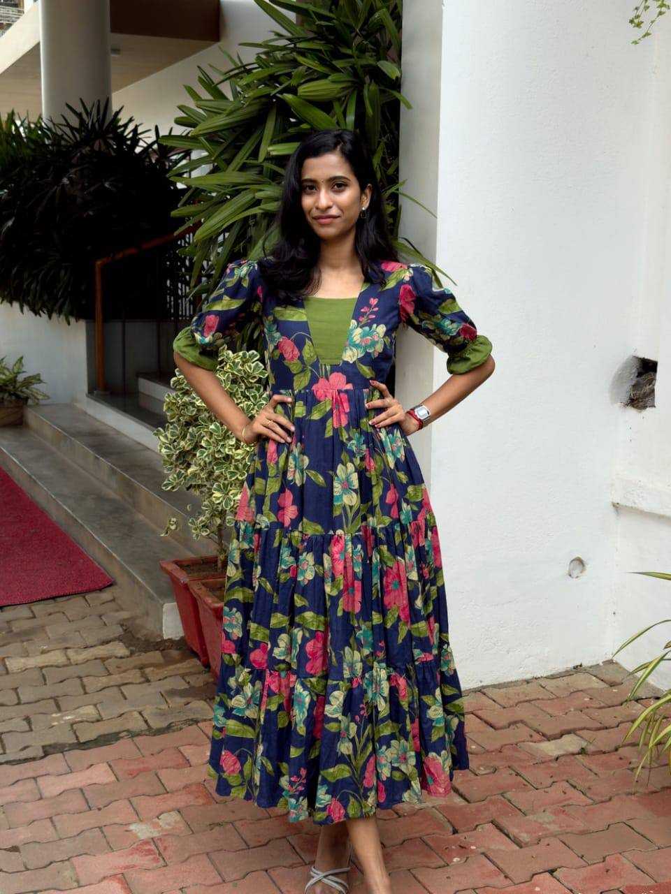 YNF Wholesale Soft Cotton Printed Gowns KESH210 2563 | Surat Manufacturer