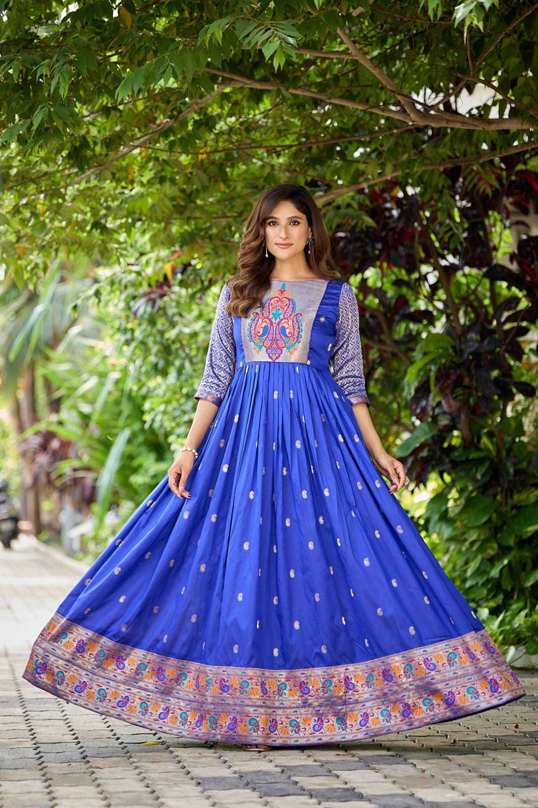 YNF Wholesale Soft Silk Party Wear Gowns KESH249 104 | Surat Manufacturer