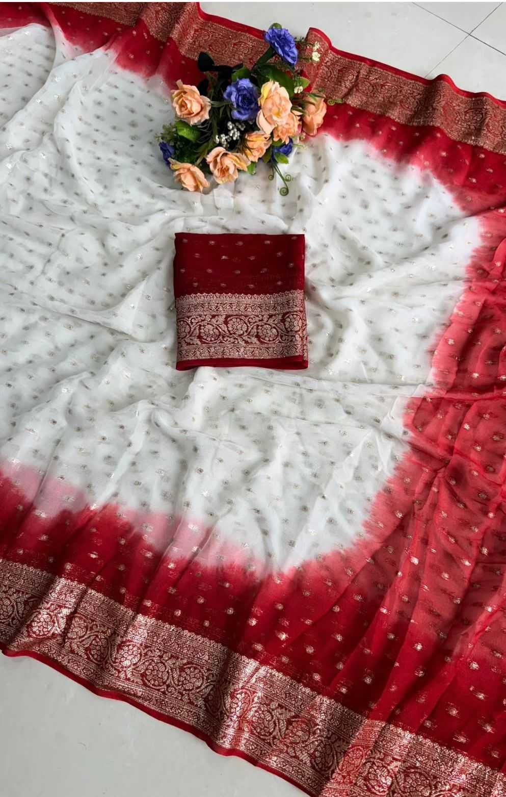 YNF Wholesale Viscose Georgette Sarees KESH671 Tanisha | Surat Manufacturer