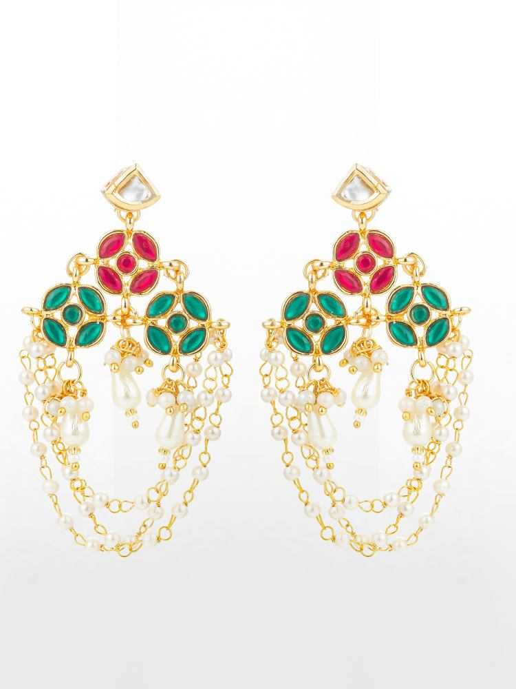 YNF Wholesale Alloy Fancy Earrings KESH105 ER4147 | Surat Manufacturer