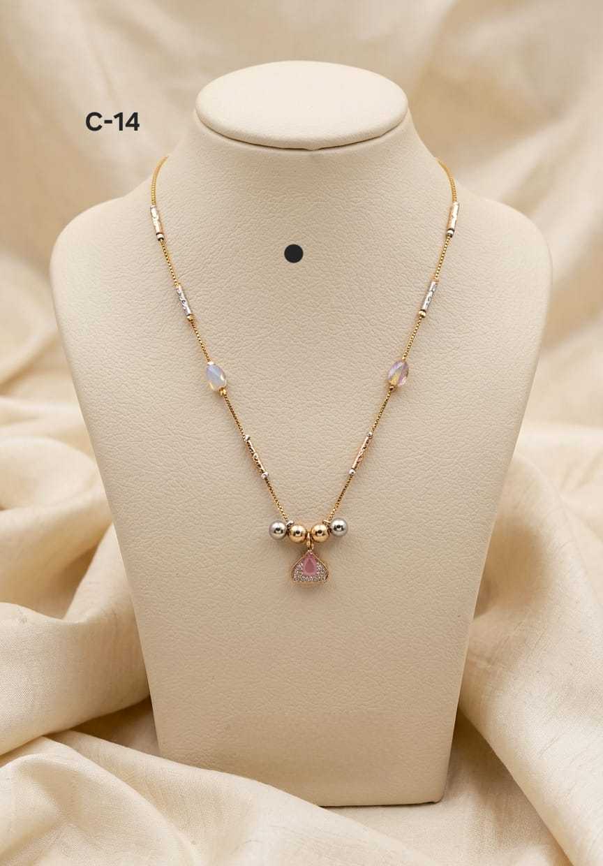 YNF Wholesale Alloy Chain Pendant Set KESH193 209 | Surat Manufacturer