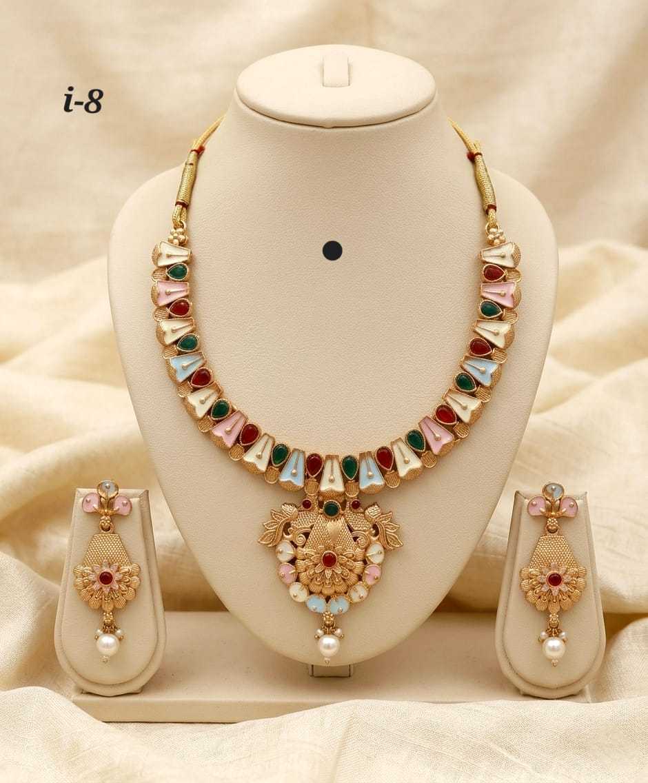 YNF Wholesale Alloy Necklaces Set KESH193 230 | Surat Manufacturer