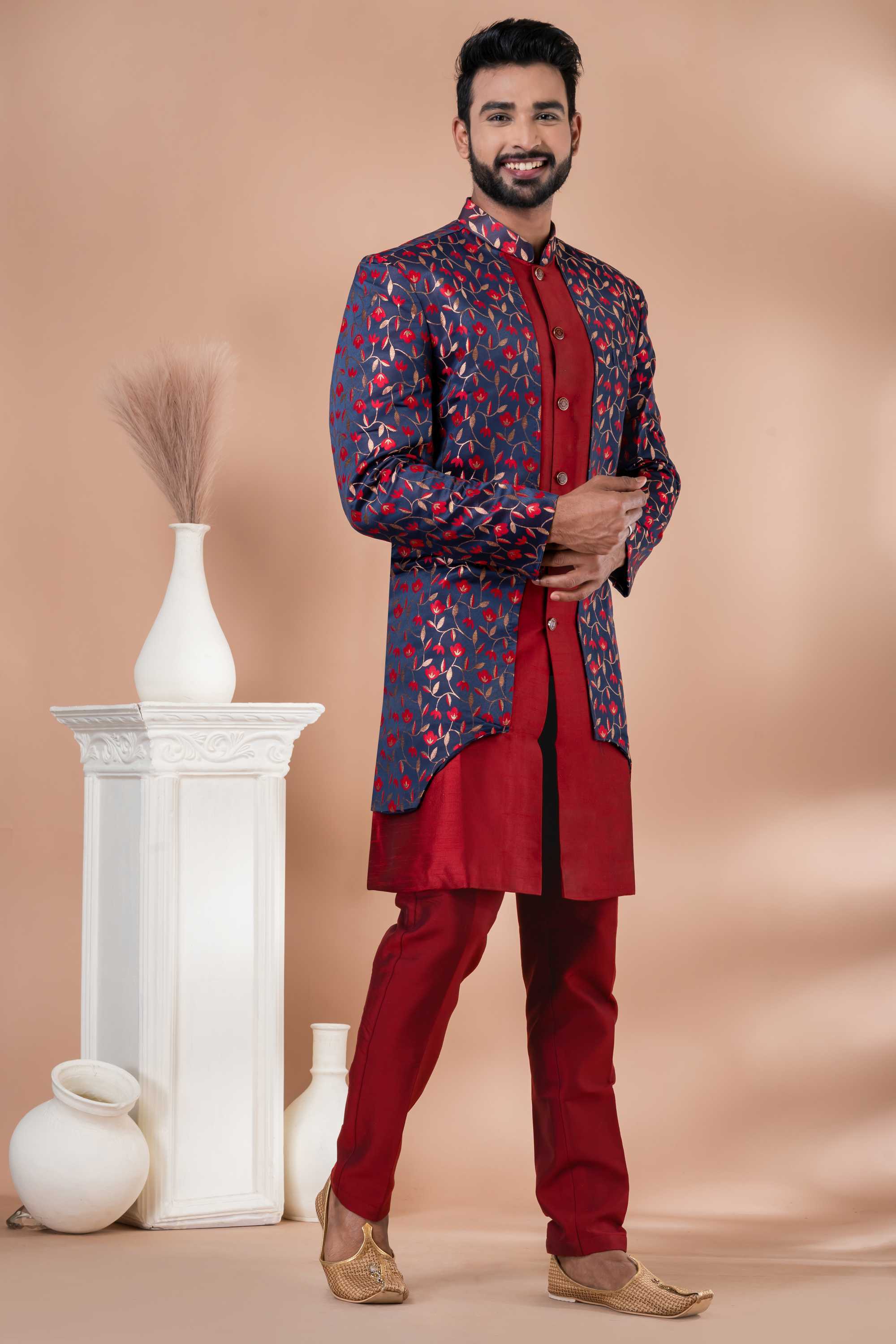 YNF Wholesale Banarasi Soft Silk Indo Western RIN223 Series 1702 to 1722 | Surat Manufacturer