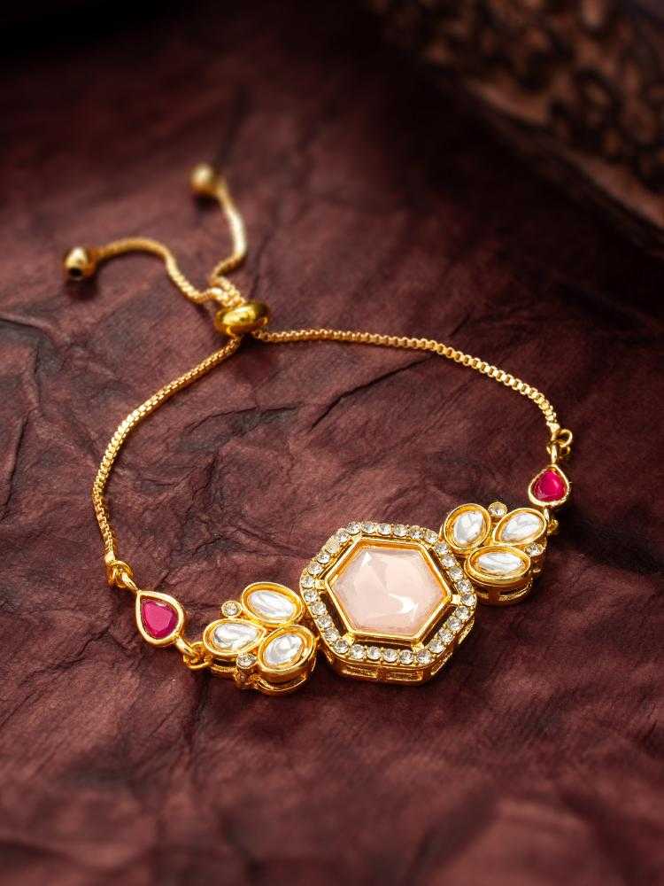 YNF Wholesale Brass Kundan Bangles KESH105 BG2599 | Surat Manufacturer