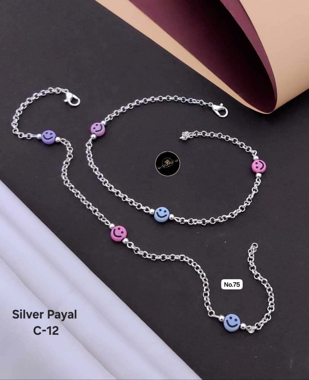 YNF Wholesale Brass Silver Payal KESH127 035 | Surat Manufacturer