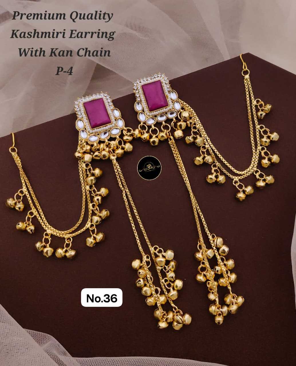 YNF Wholesale Brass Long Earrings KESH127 036 | Surat Manufacturer