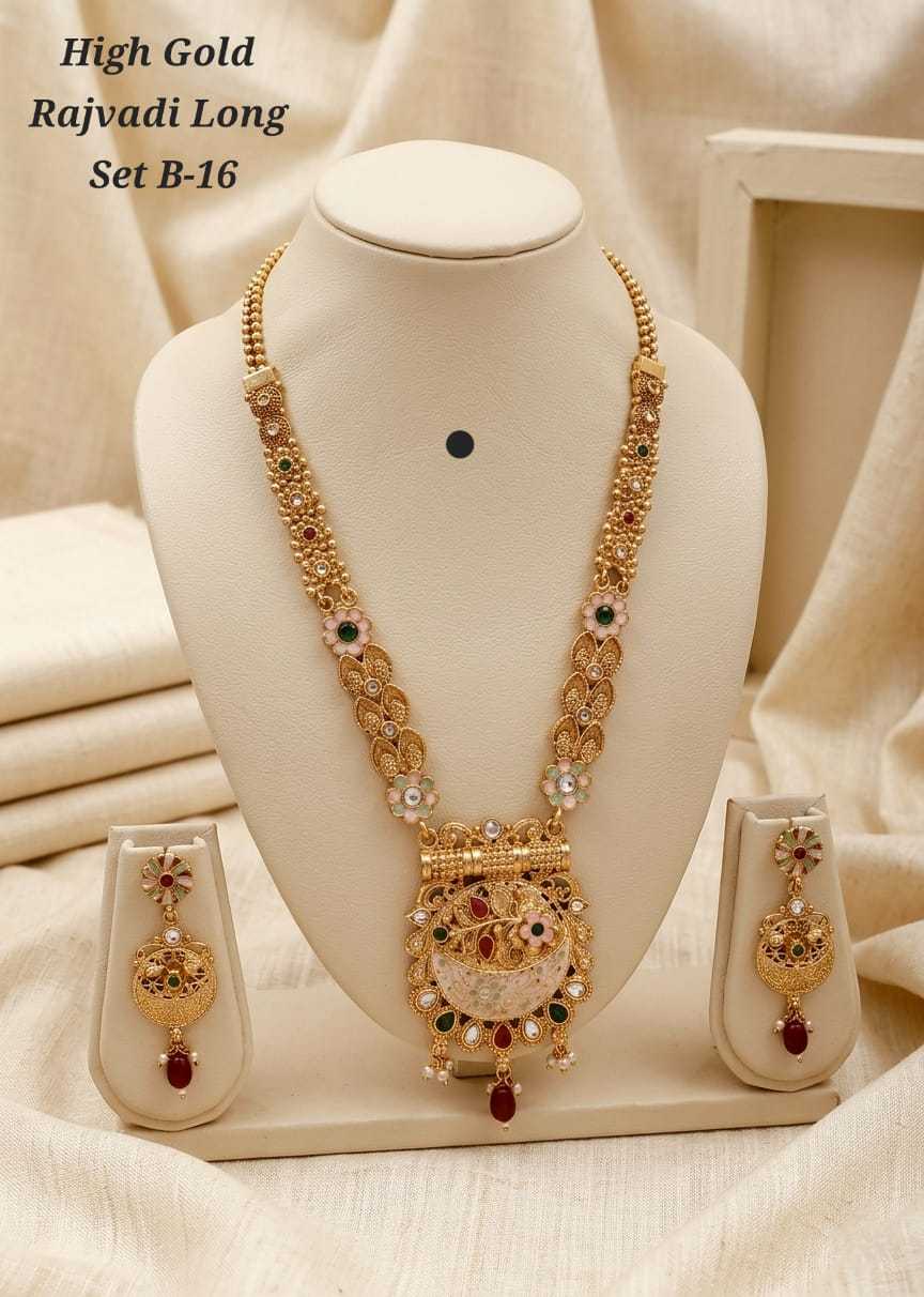 YNF Wholesale Brass Necklaces Set KESH193 244 | Surat Manufacturer