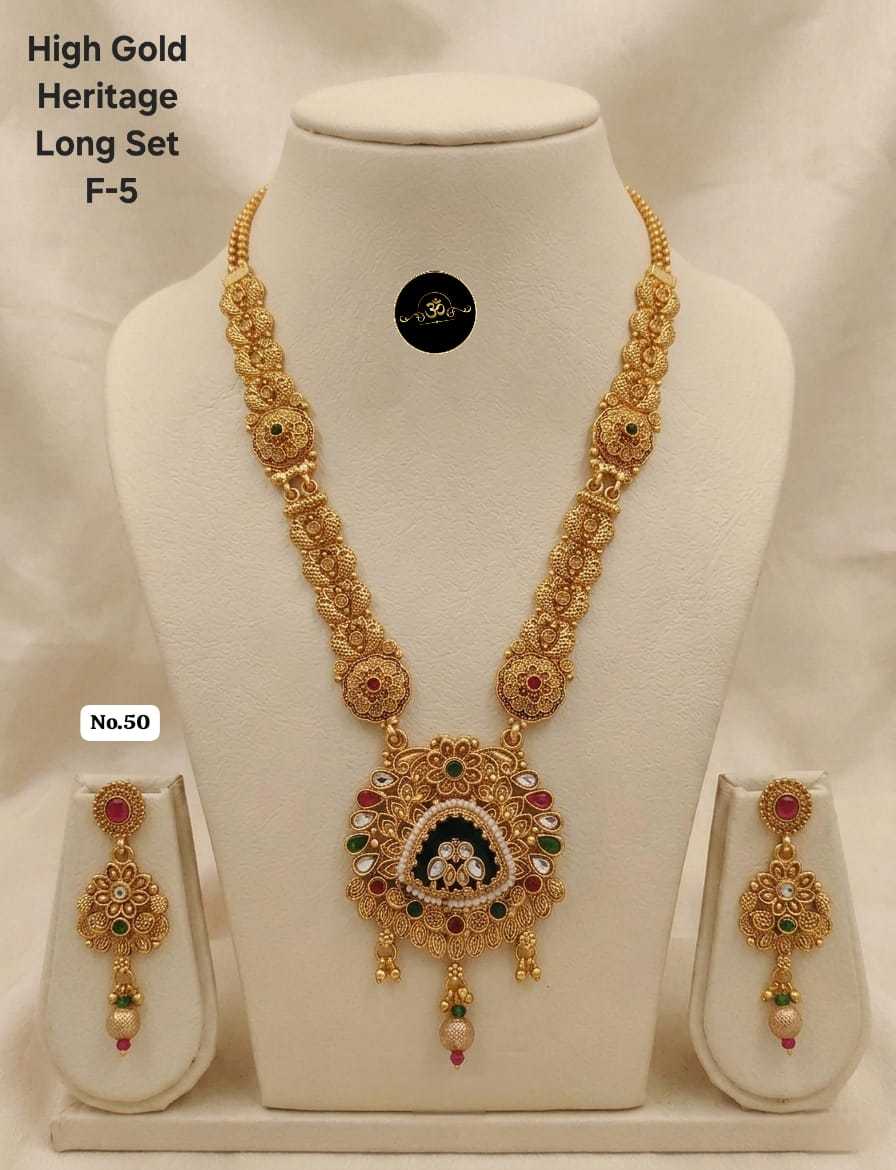 YNF Wholesale Brass Kundan Necklace Set KESH127 00 2 | Surat Manufacturer