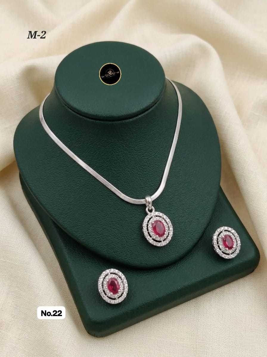 YNF Wholesale Brass AD Diamond Necklace KESH127 009 | Surat Manufacturer