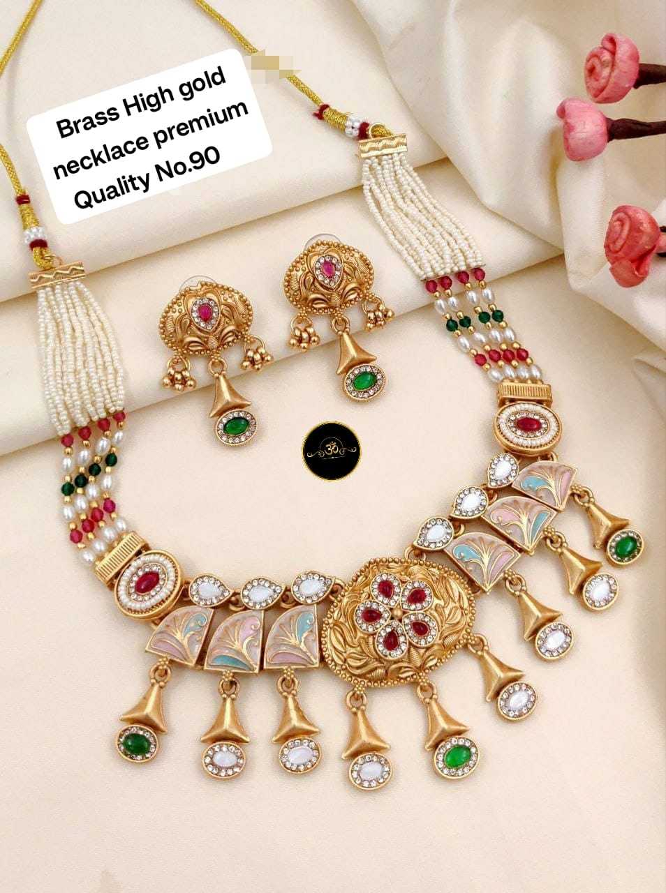 YNF Wholesale Brass Choker Necklaces KESH127 023 | Surat Manufacturer