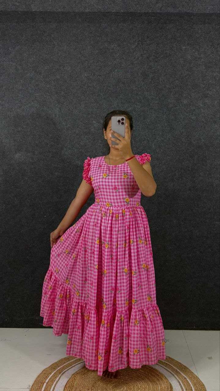 YNF Wholesale Chanderi Cotton    Midi Dresses KESH103 ALL | Surat Manufacturer