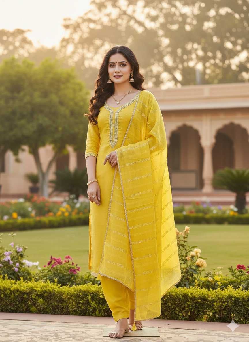 YNF Wholesale Chanderi Soft Embroidery Suits KESH648 1533 | Surat Manufacturer