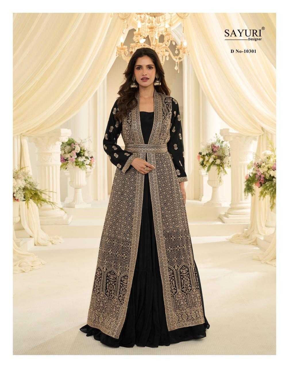 YNF Wholesale Chinon Silk Embroidery Gowns KESH142 SAYURI MASTANI | Surat Manufacturer