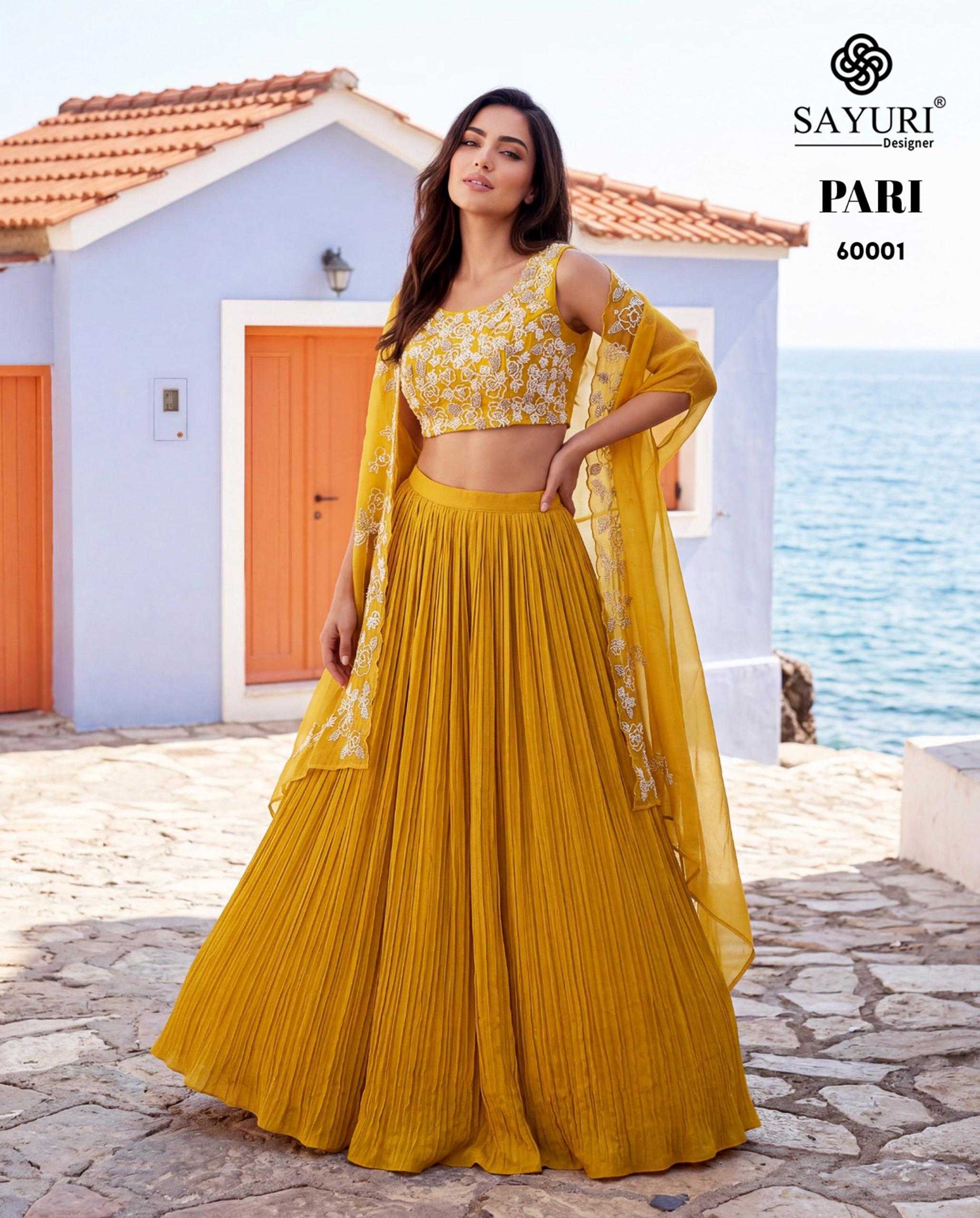 YNF Wholesale Chinon Silk Silk Lehenga KESH530 SAYURI PARI 60001 | Surat Manufacturer