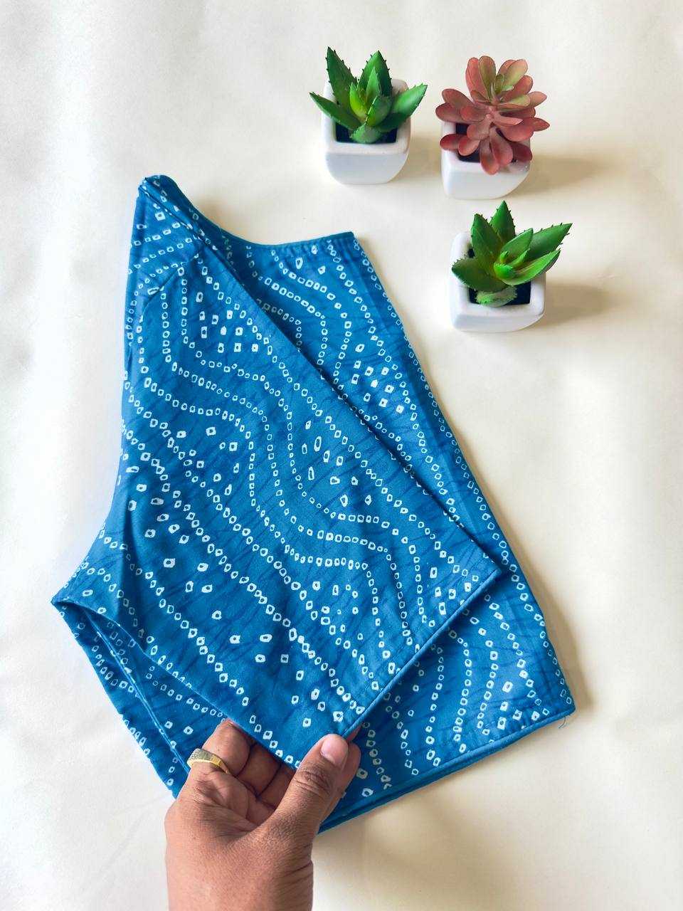 YNF Wholesale Cotton Blouse KESH437 Pure Bandhani | Surat Manufacturer