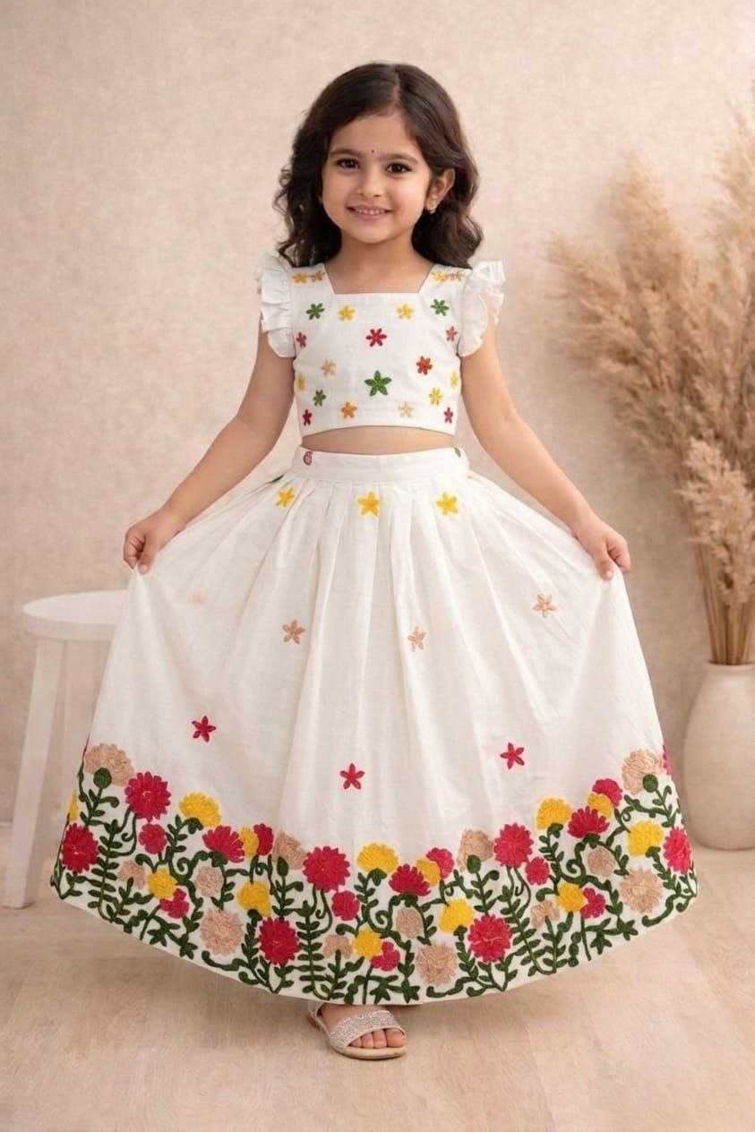 YNF Wholesale Cotton Kids Lehenga KESH461 244 | Surat Manufacturer