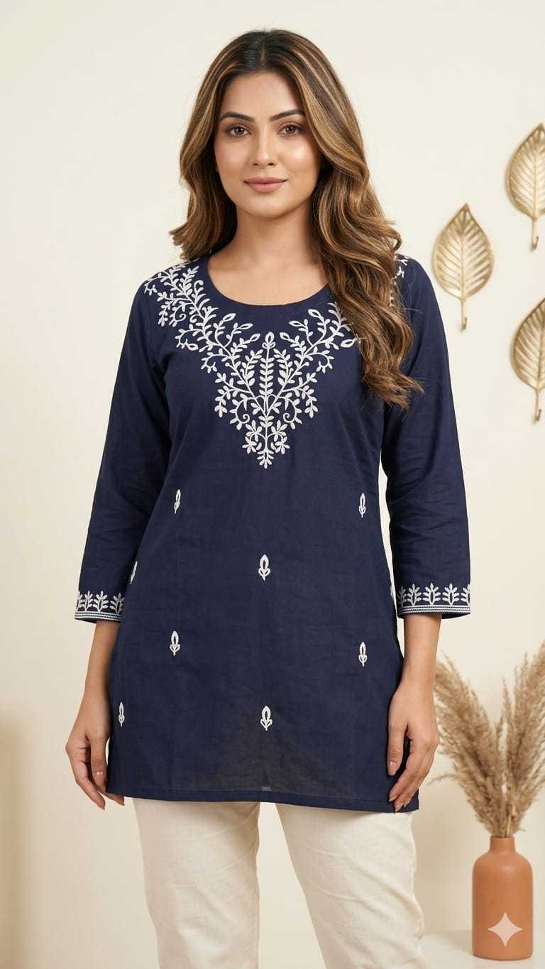 YNF Wholesale Cotton Short Kurtis KESH585 006 | Surat Manufacturer