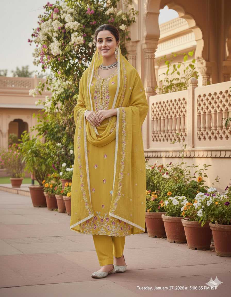 YNF Wholesale Cotton Embroidery Suits KESH648 1535 | Surat Manufacturer