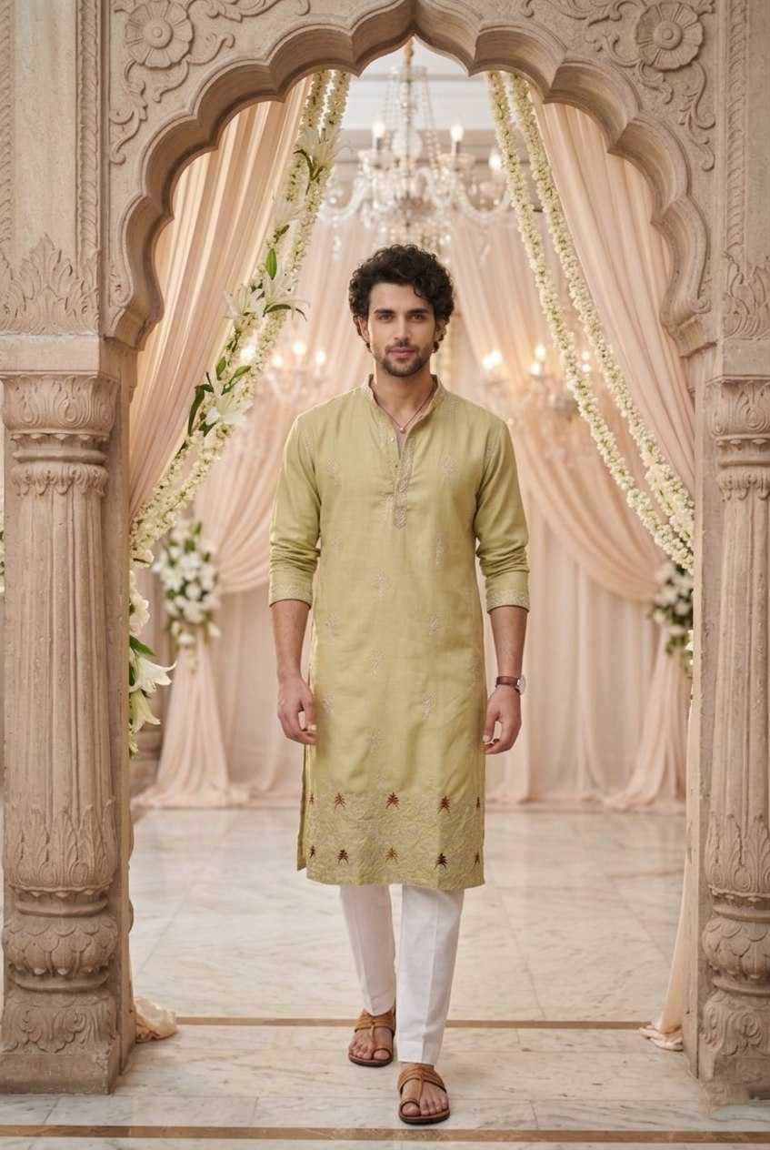 YNF Wholesale Cotton Mens Kurtas KESH659 Pushpa3 | Surat Manufacturer