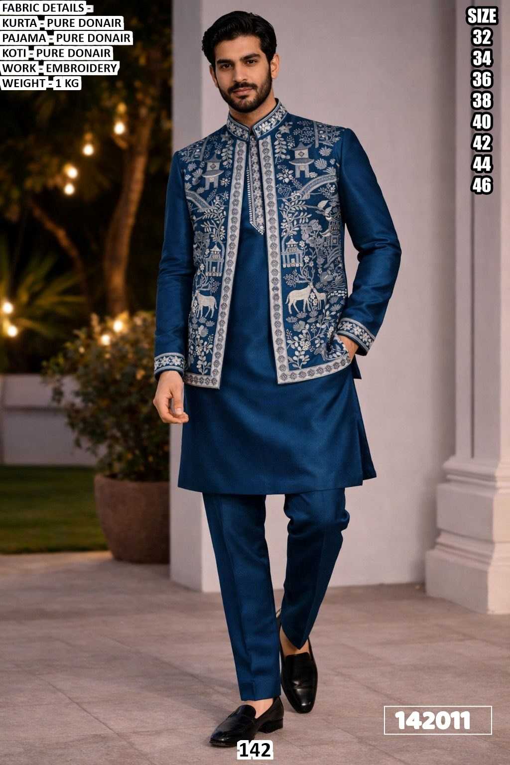 YNF Wholesale Fancy Mens Kurta Pyjama KESH481 142 | Surat Manufacturer