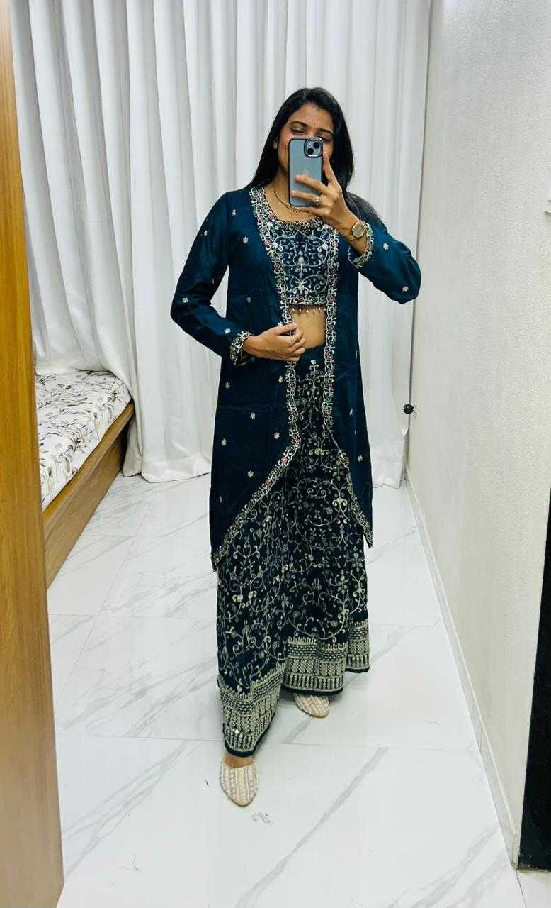 YNF Wholesale Faux Georgette Embroidery Gowns KESH144 Lata | Surat Manufacturer