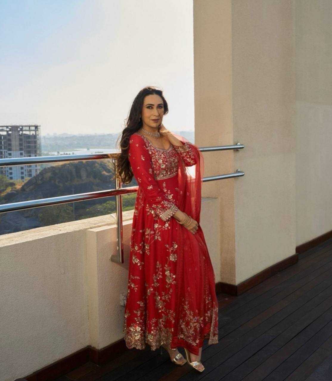 YNF Wholesale Faux Georgette Embroidery Gowns KESH506 8060 | Surat Manufacturer