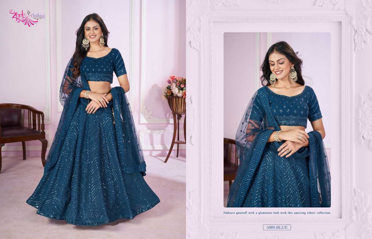 YNF Wholesale Georgette Embroidered Lehenga KESH113 Zeel Vamika | Surat Manufacturer