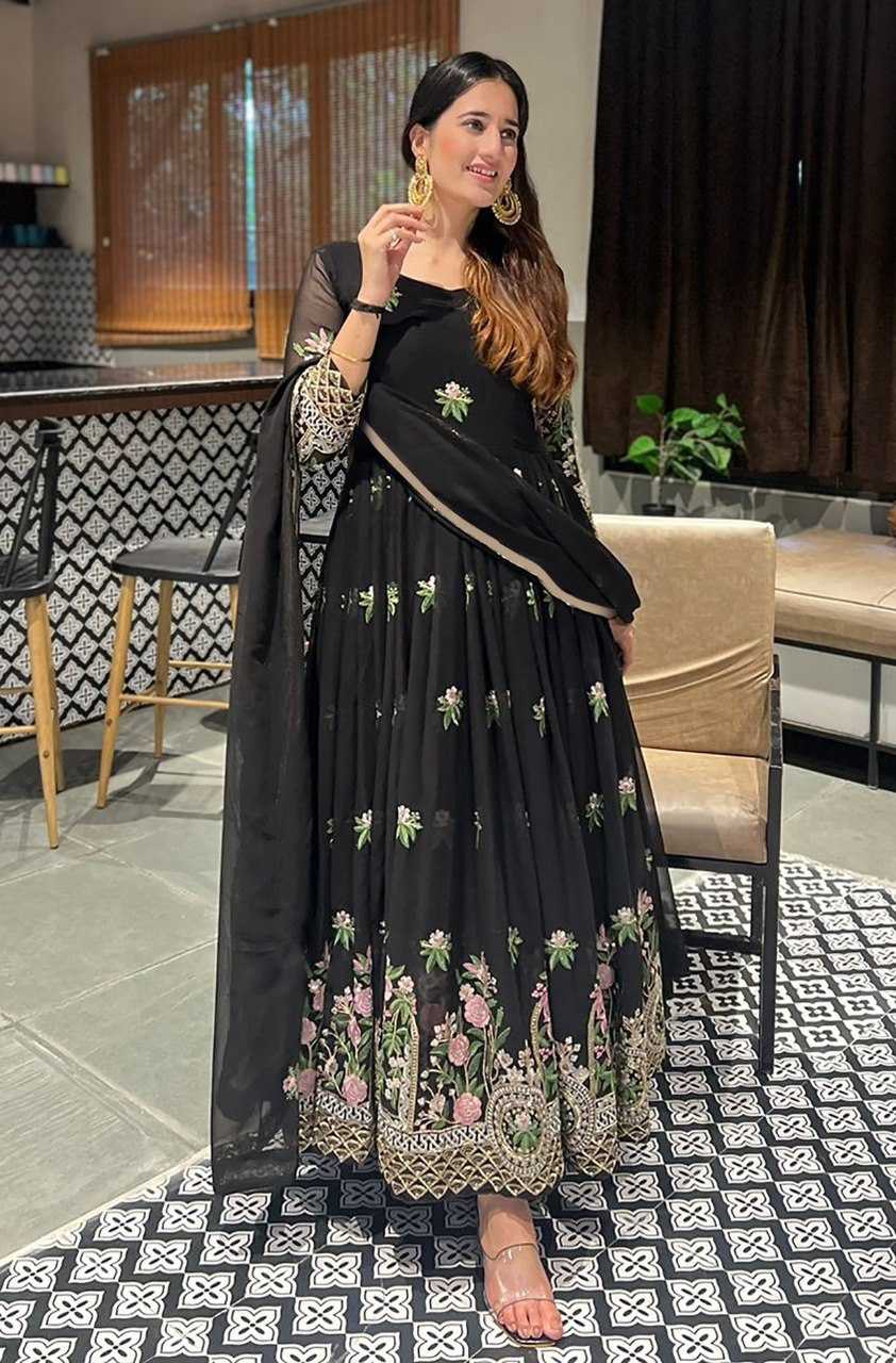 YNF Wholesale Georgette Anarkali Gown KESH334 Sarita | Surat Manufacturer