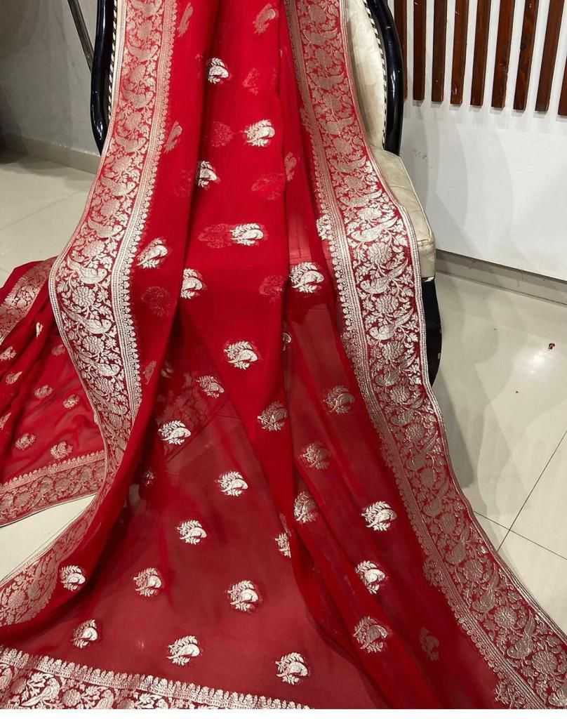 YNF Wholesale Georgette Party Wear Sarees KESH484 026 | Surat Manufacturer