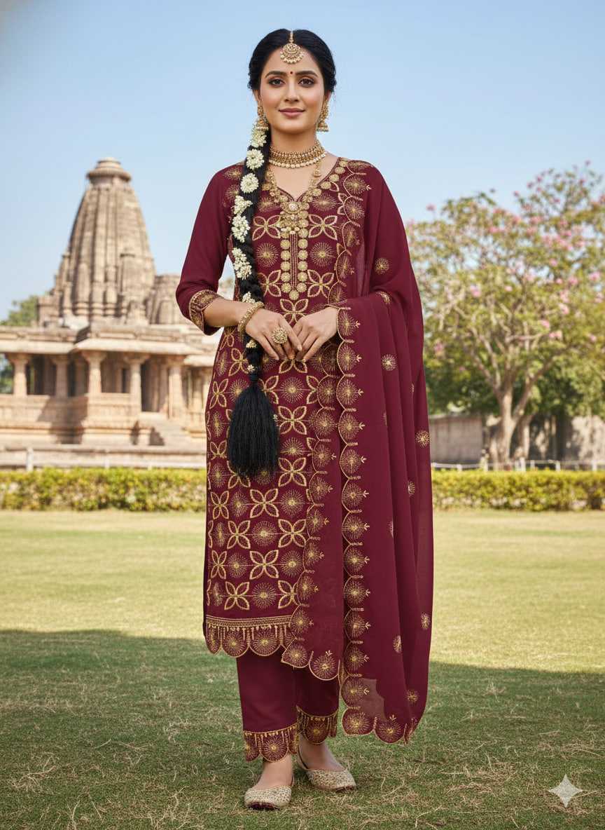 YNF Wholesale Georgette Unstitched Suits KESH648 1527 | Surat Manufacturer