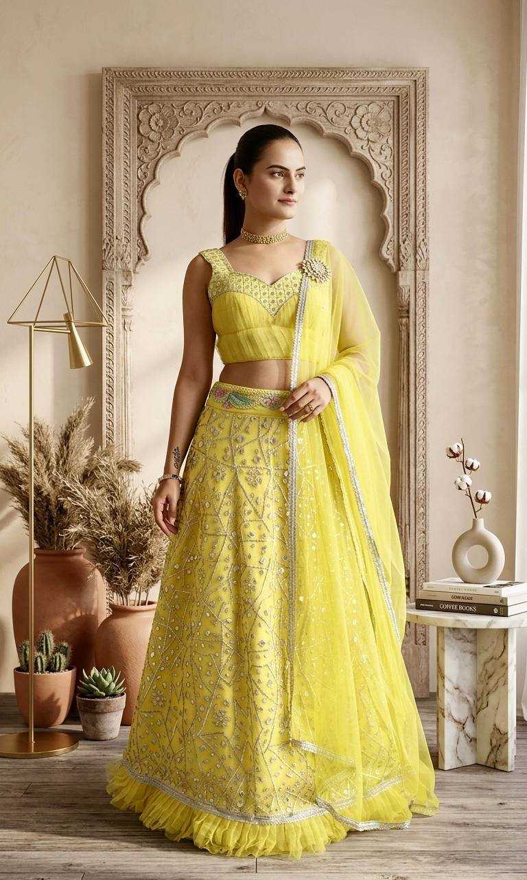 YNF Wholesale Georgette Zari Work Lehenga RIN213 1092 | Surat Manufacturer