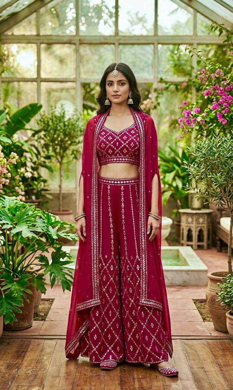 YNF Wholesale Georgette Indo Western Dresses RIN213 278 | Surat Manufacturer