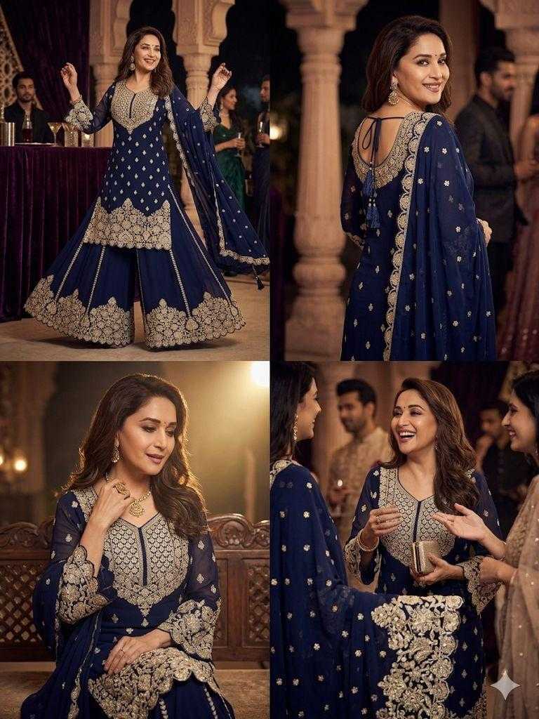 YNF Wholesale Georgette Madhuri Dixit Collections RIN230 Aishwarya | Surat Manufacturer