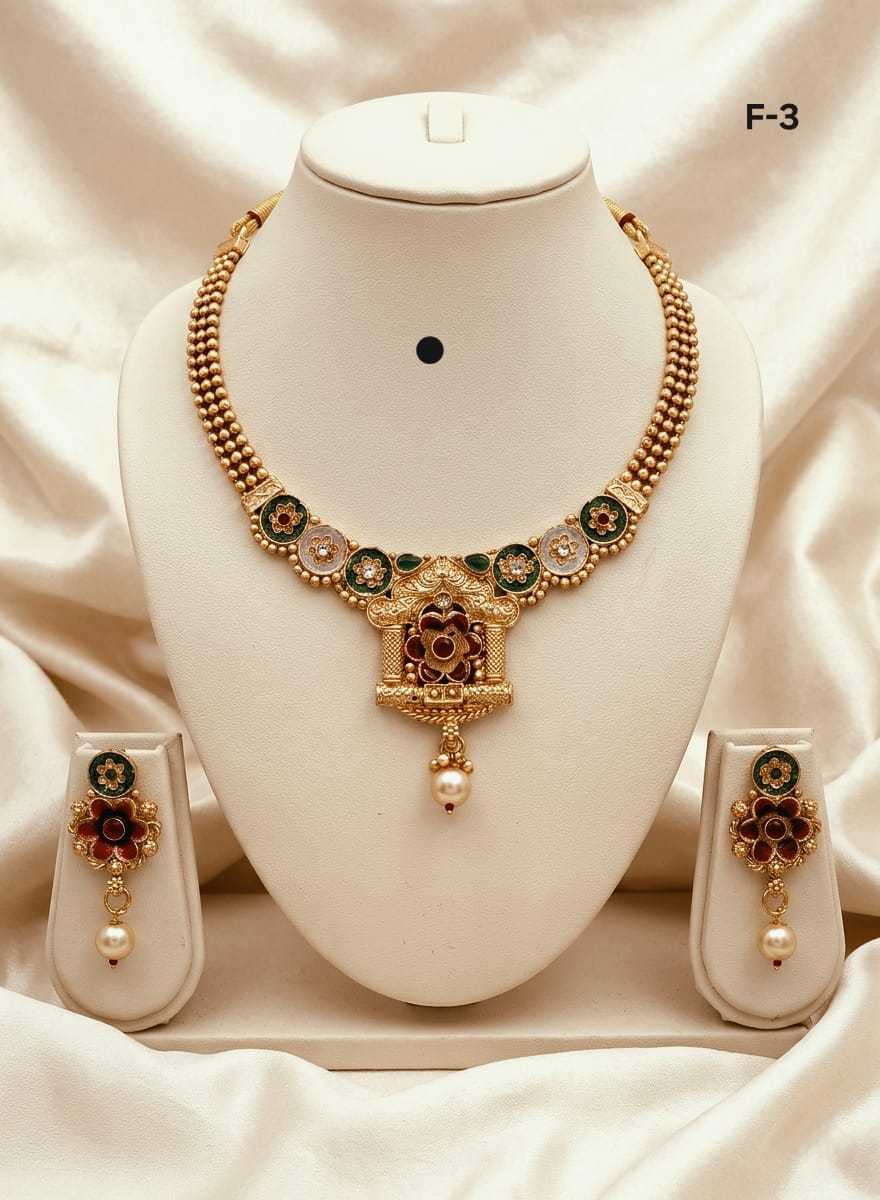 YNF Wholesale Gold Plated Necklaces Set KESH193 239 | Surat Manufacturer