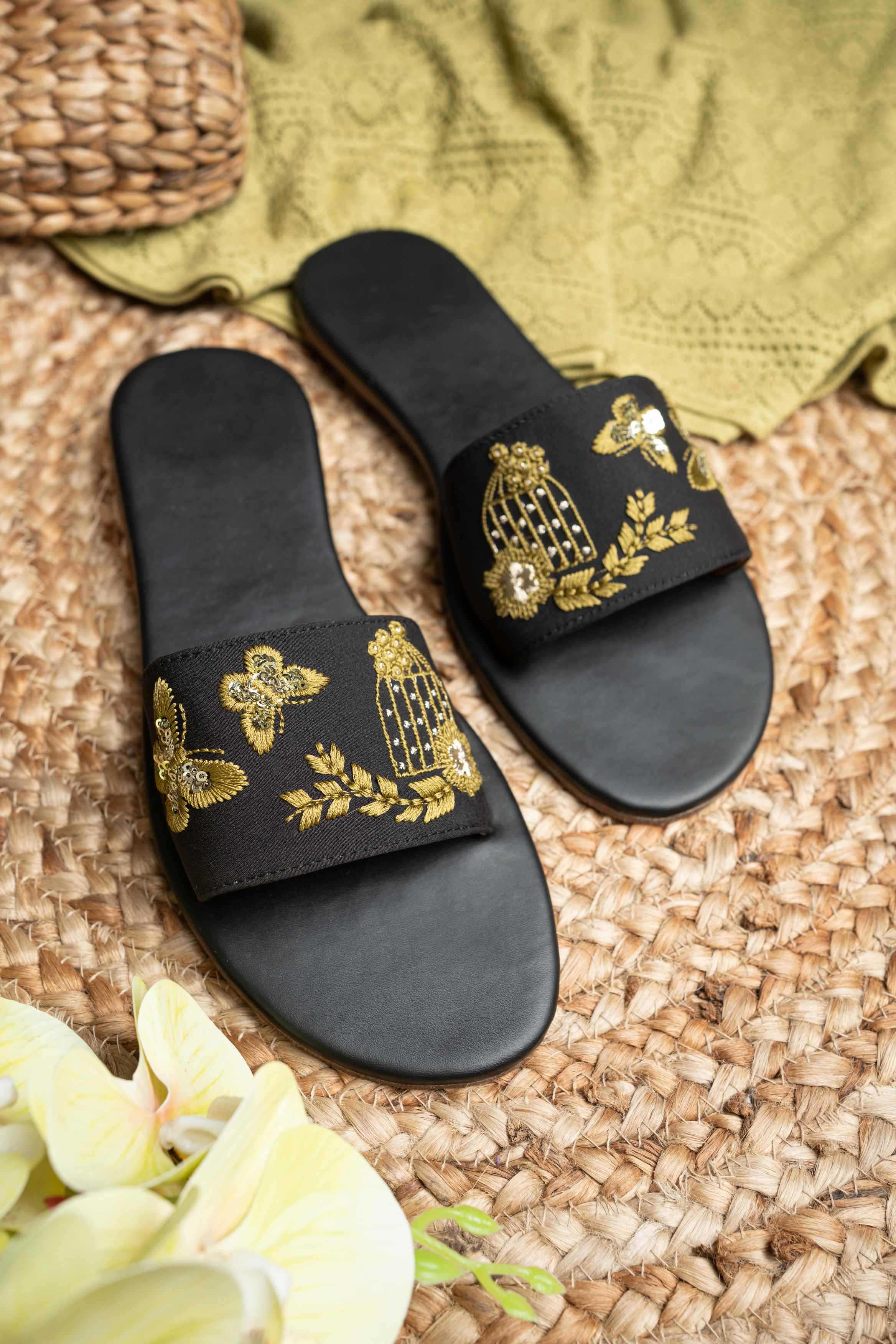 YNF Wholesale Heavy Roman Silk Casual Ethnic Footwear KESH641 NAYRA | Surat Manufacturer