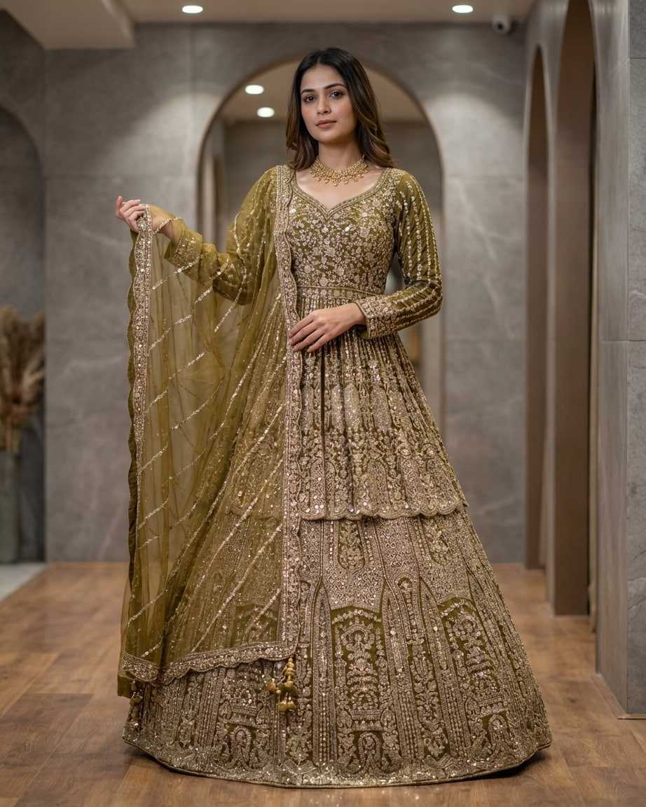 YNF Wholesale Heavy Silk Bridal Lehenga KESH579 G98 | Surat Manufacturer
