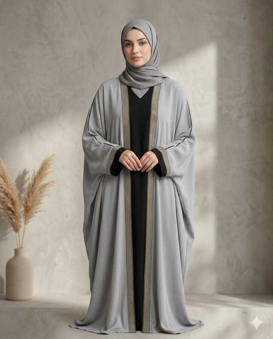 YNF Wholesale Imported Abaya KESH131 101 | Surat Manufacturer