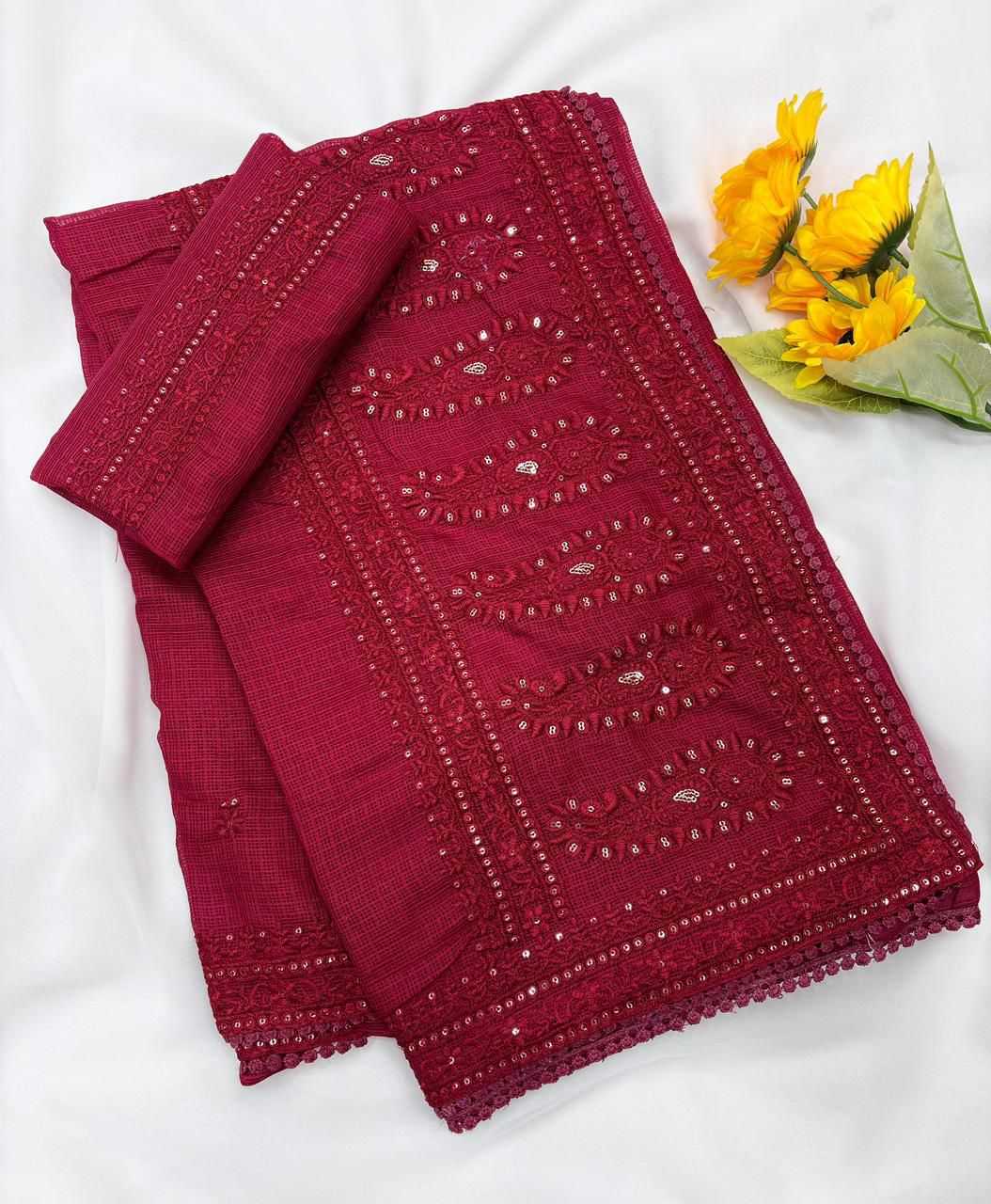 YNF Wholesale Kota Silk Soft Silk Sarees RIN134 KOTADI | Surat Manufacturer