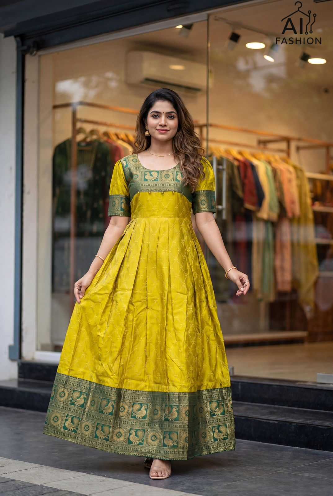 YNF Wholesale Lichi Silk Party Wear Gowns KESH481 Kalyani | Surat Manufacturer