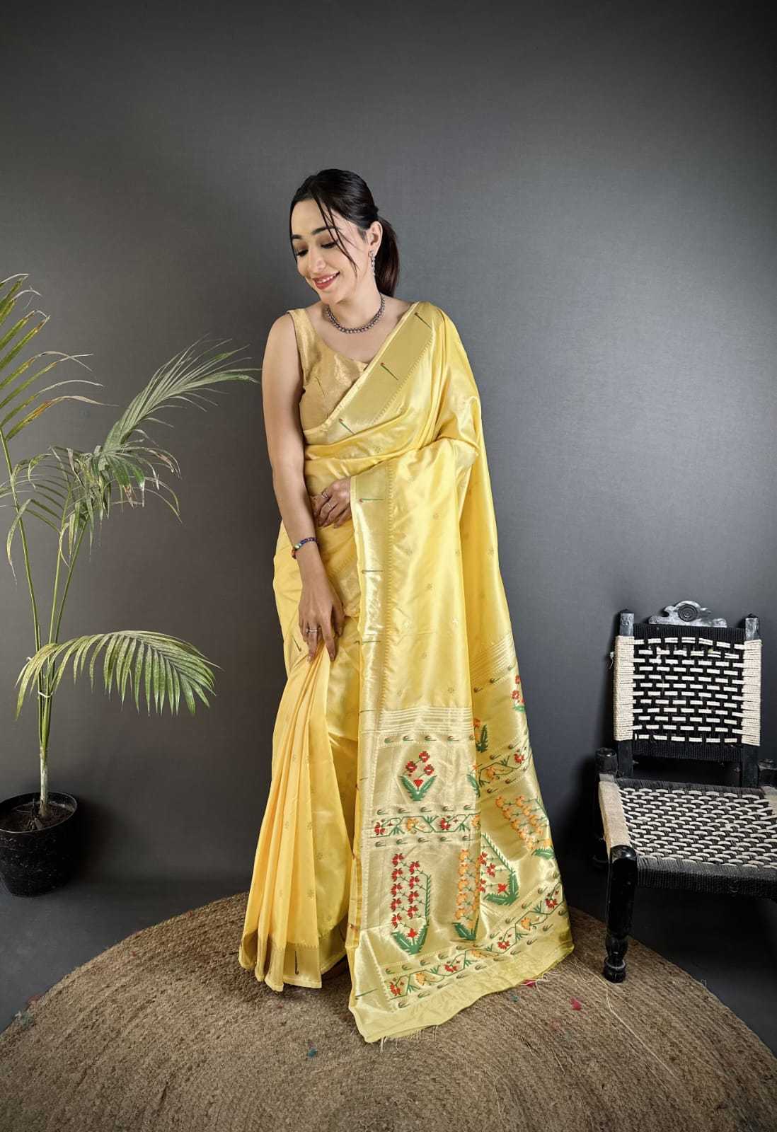 YNF Wholesale Lichi Silk Paithani Sarees KESH734 BAAWRI | Surat Manufacturer