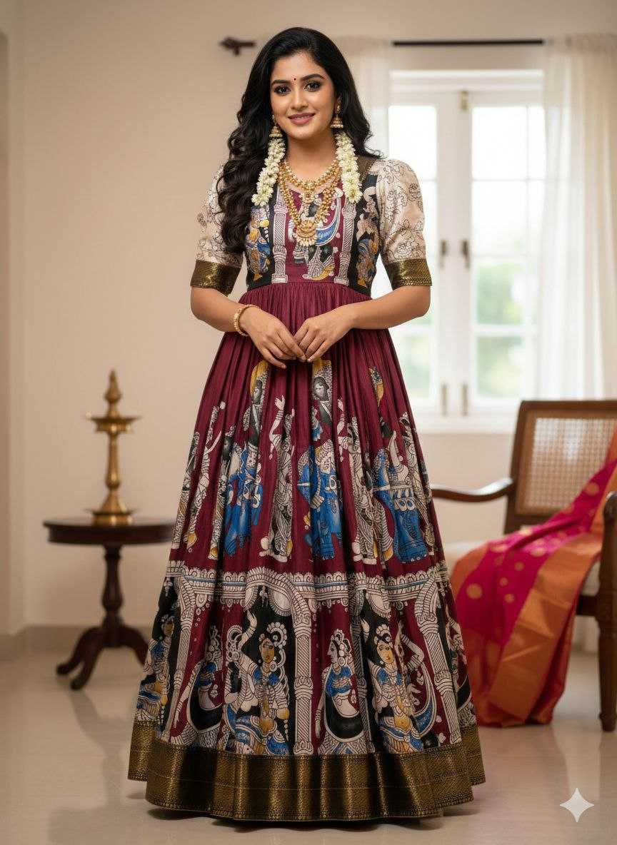YNF Wholesale Muslin Cotton Party Wear Gowns KESH539 Festive | Surat Manufacturer