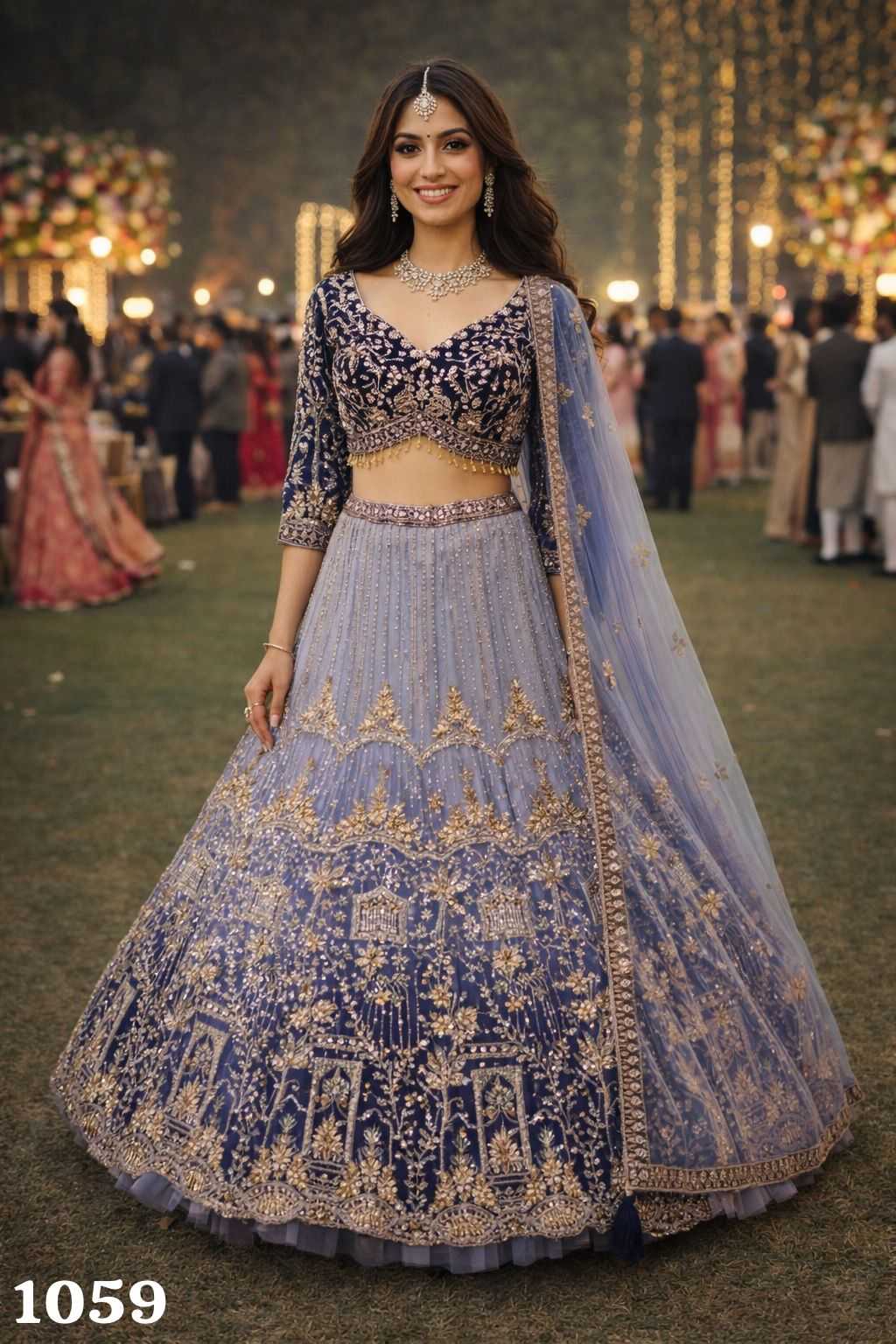 YNF Wholesale Net Wedding Lehenga KESH530 MRUDANGI ROSY VOL-2 | Surat Manufacturer