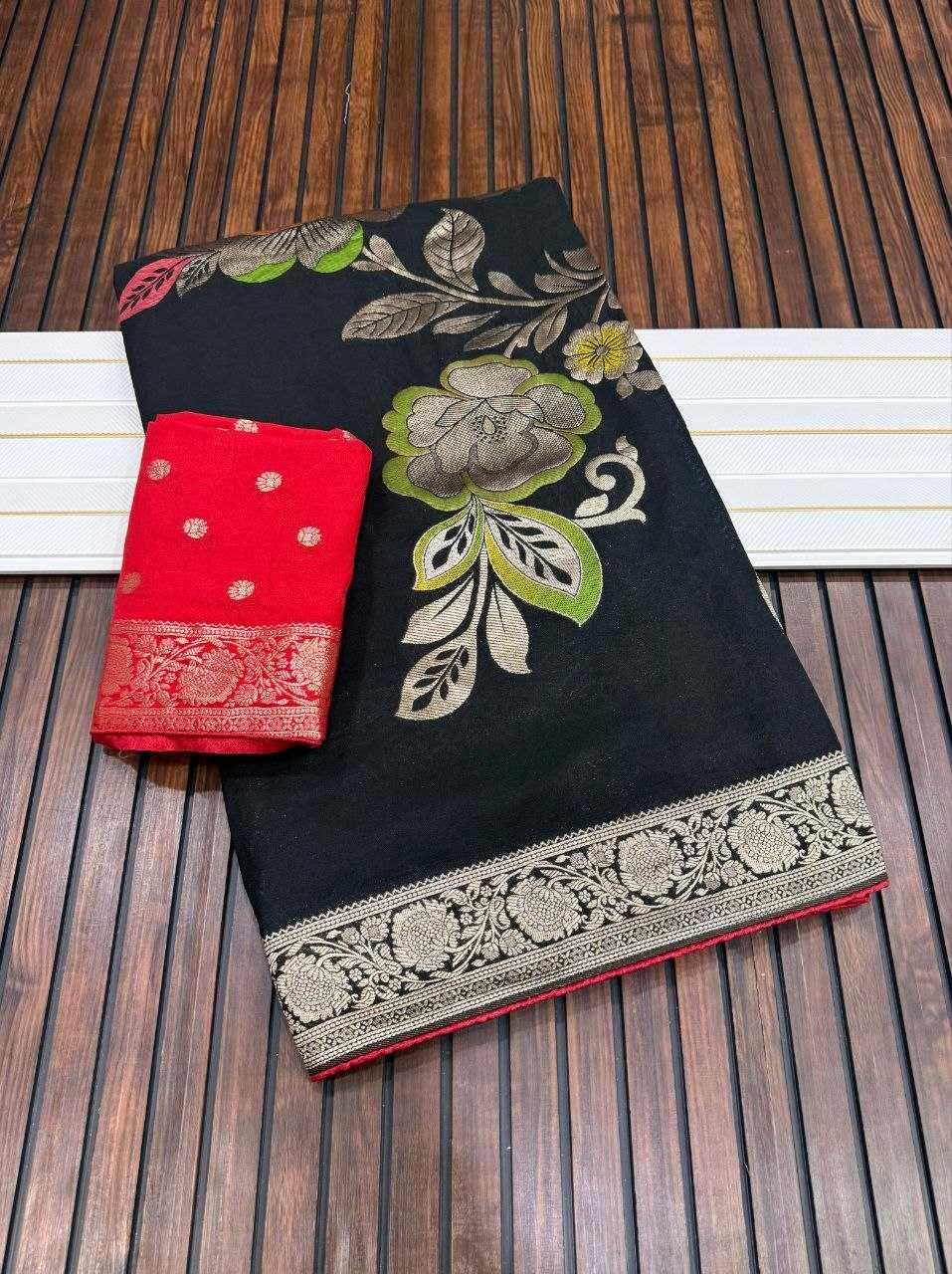 YNF Wholesale Nylon Georgette Sarees RIN225 1087 | Surat Manufacturer