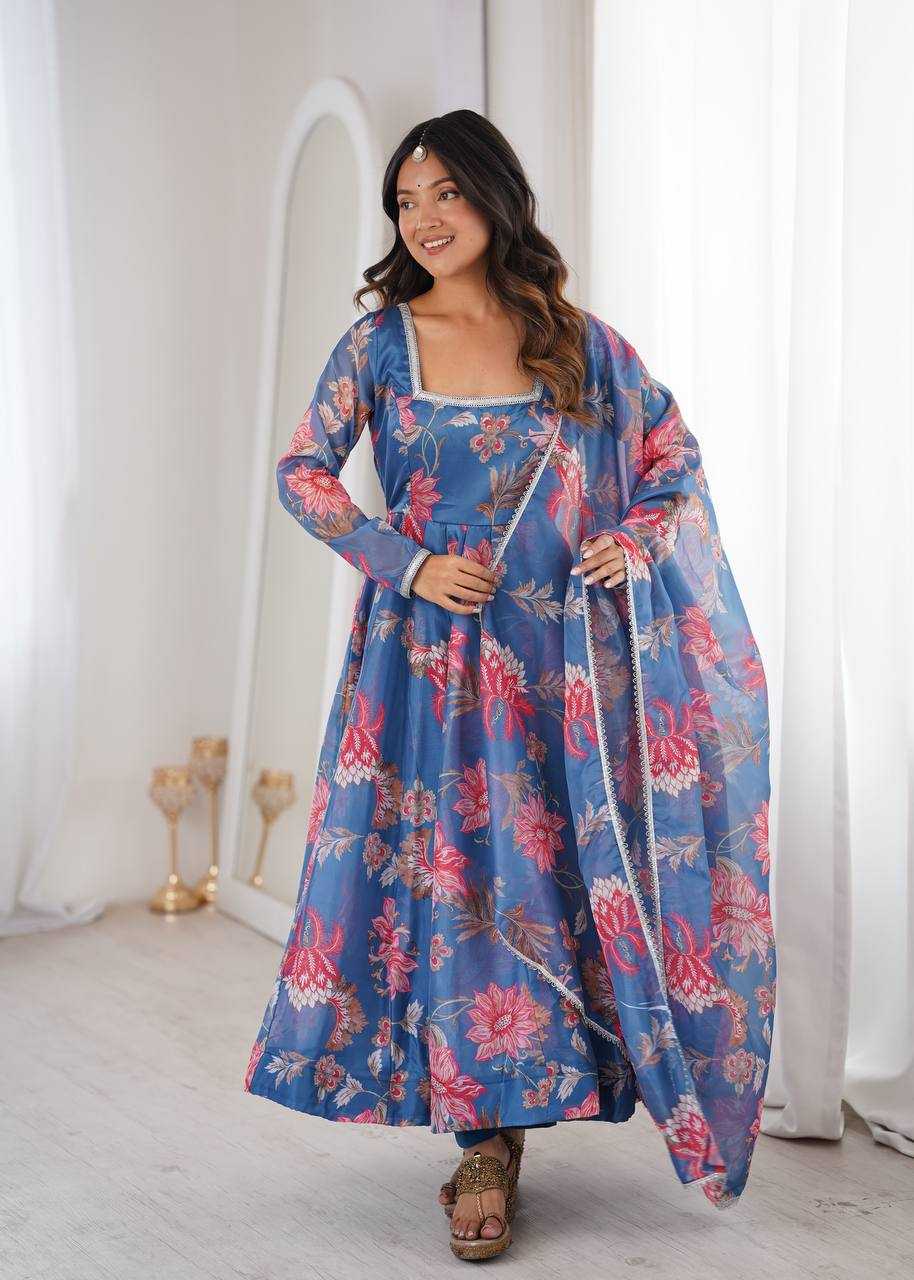 YNF Wholesale Organza Designer Gowns KESH617 49 | Surat Manufacturer