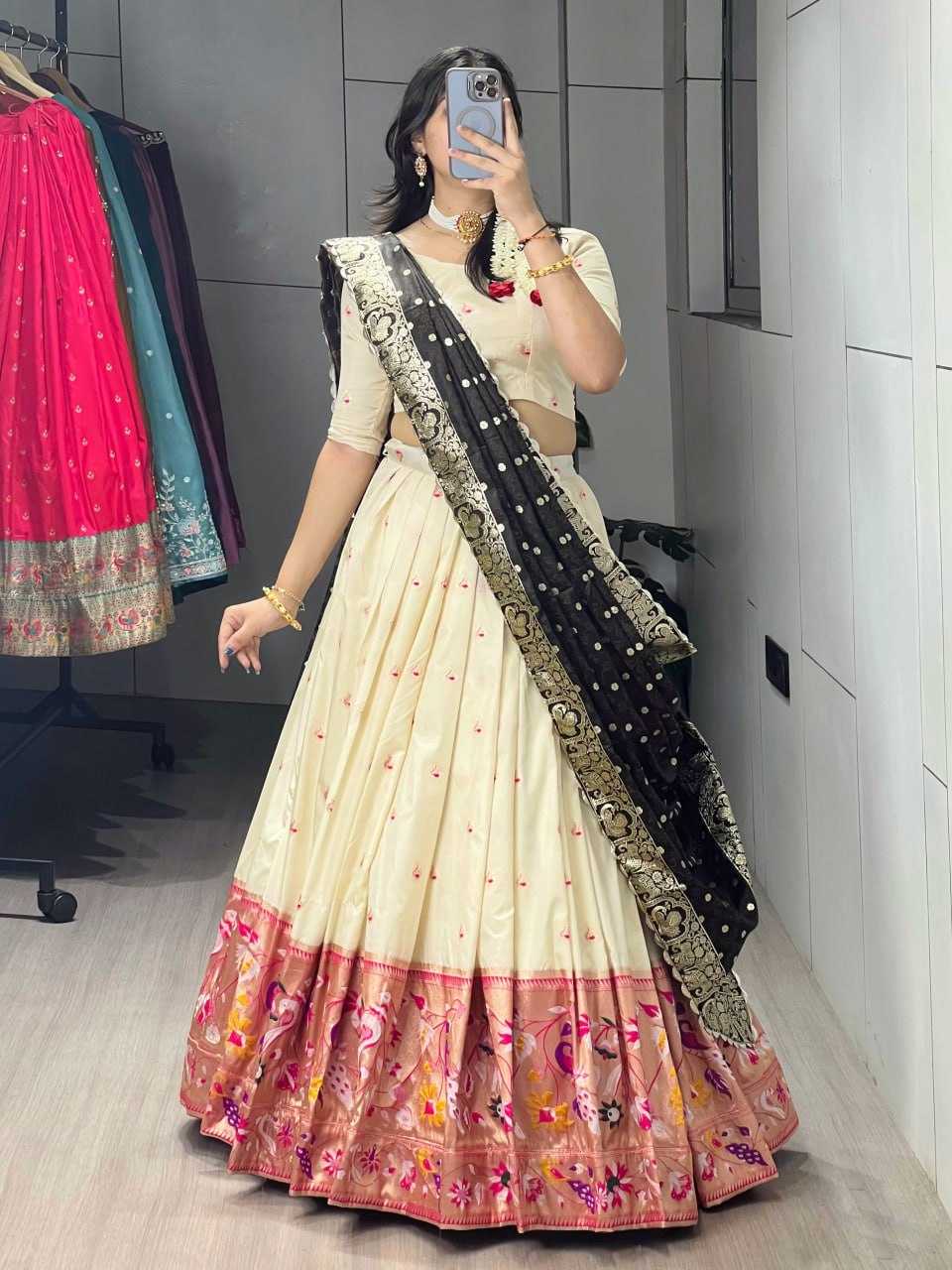 YNF Wholesale Paithani Silk Designer Lehenga Choli RIN119 Maharani | Surat Manufacturer