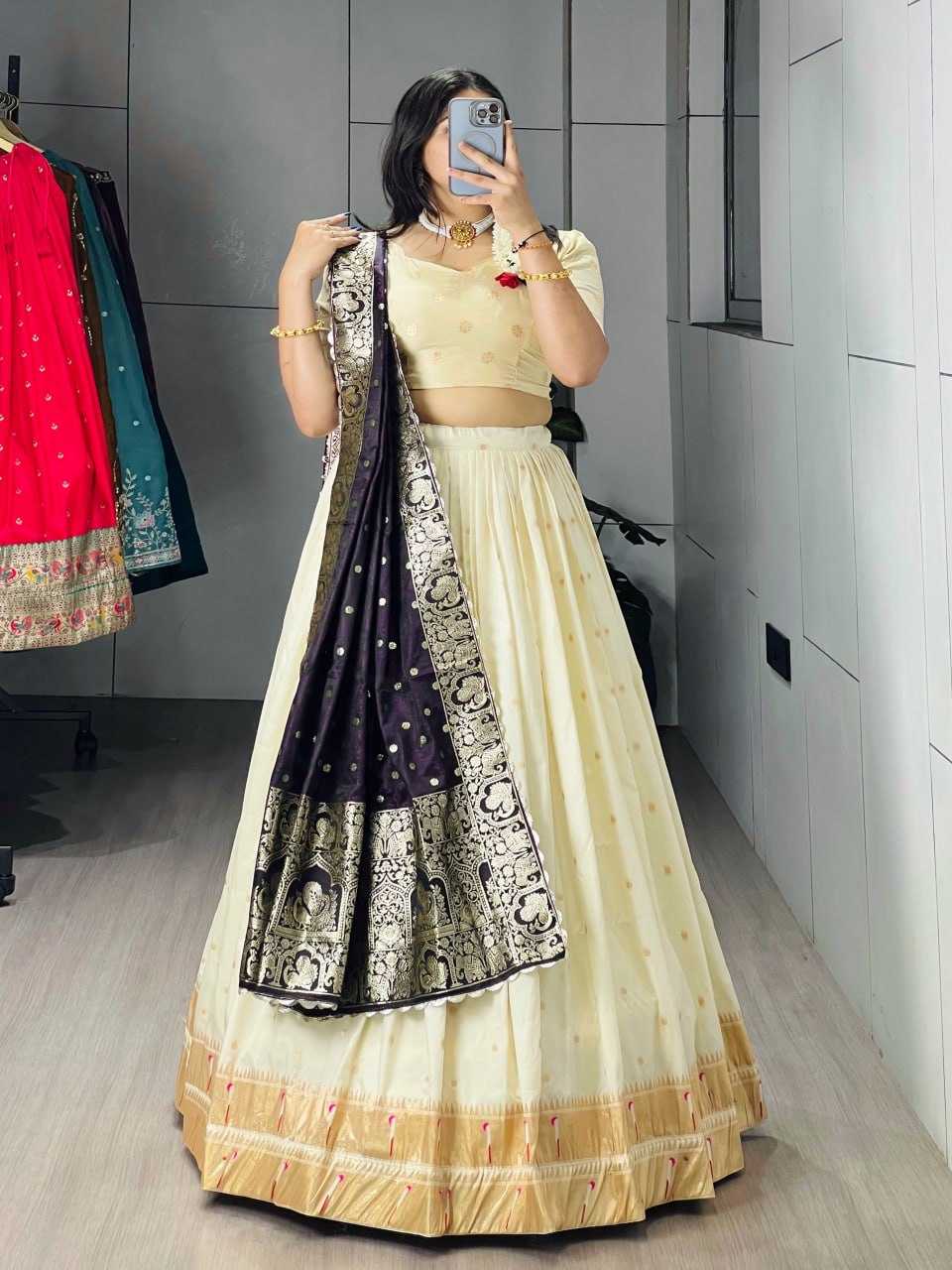 YNF Wholesale Paithani Silk Traditional Lehenga RIN119 Tatva | Surat Manufacturer