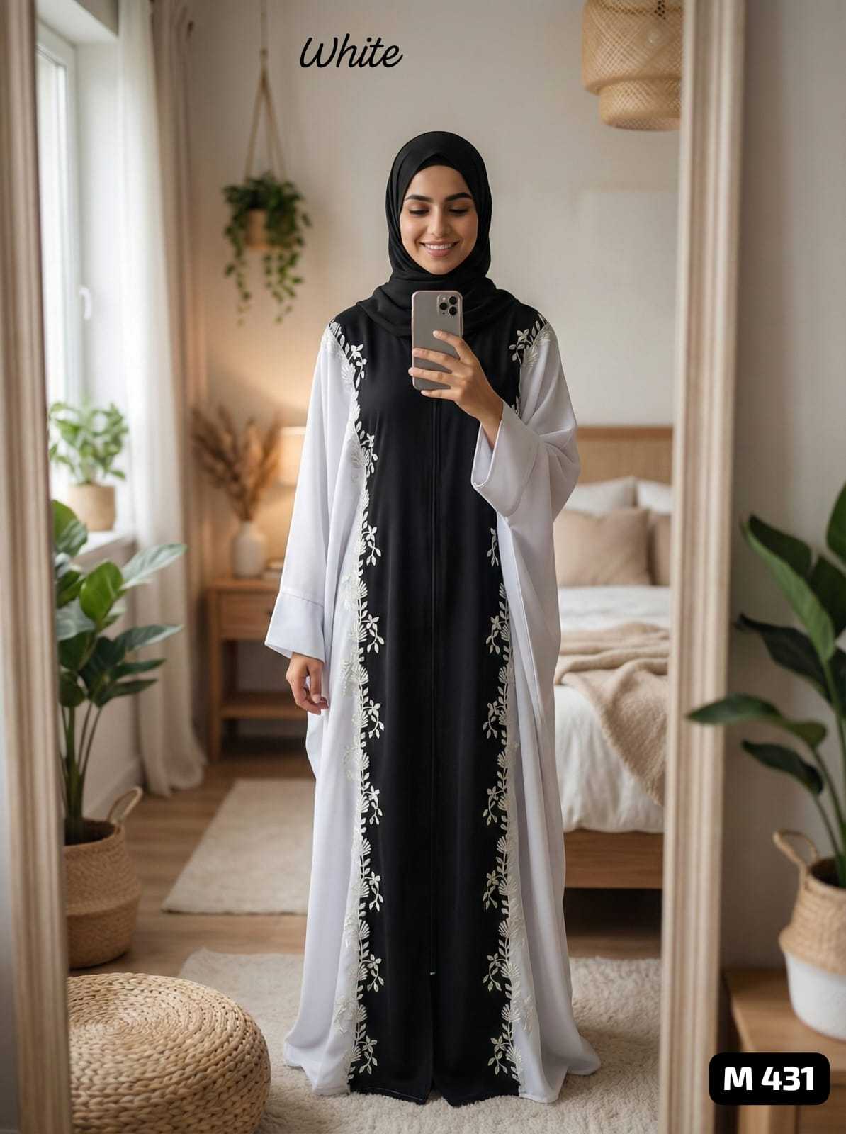 YNF Wholesale Premium Nida Abaya KESH611 M-431 | Surat Manufacturer