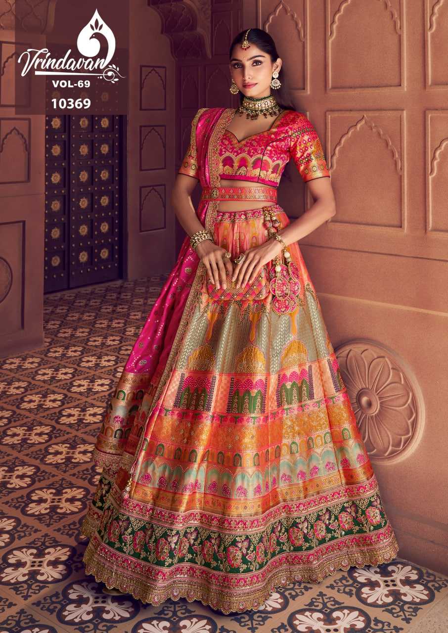YNF Wholesale Premium Silk Silk Lehenga KESH113 Royal Vrindavan Vol 69 | Surat Manufacturer
