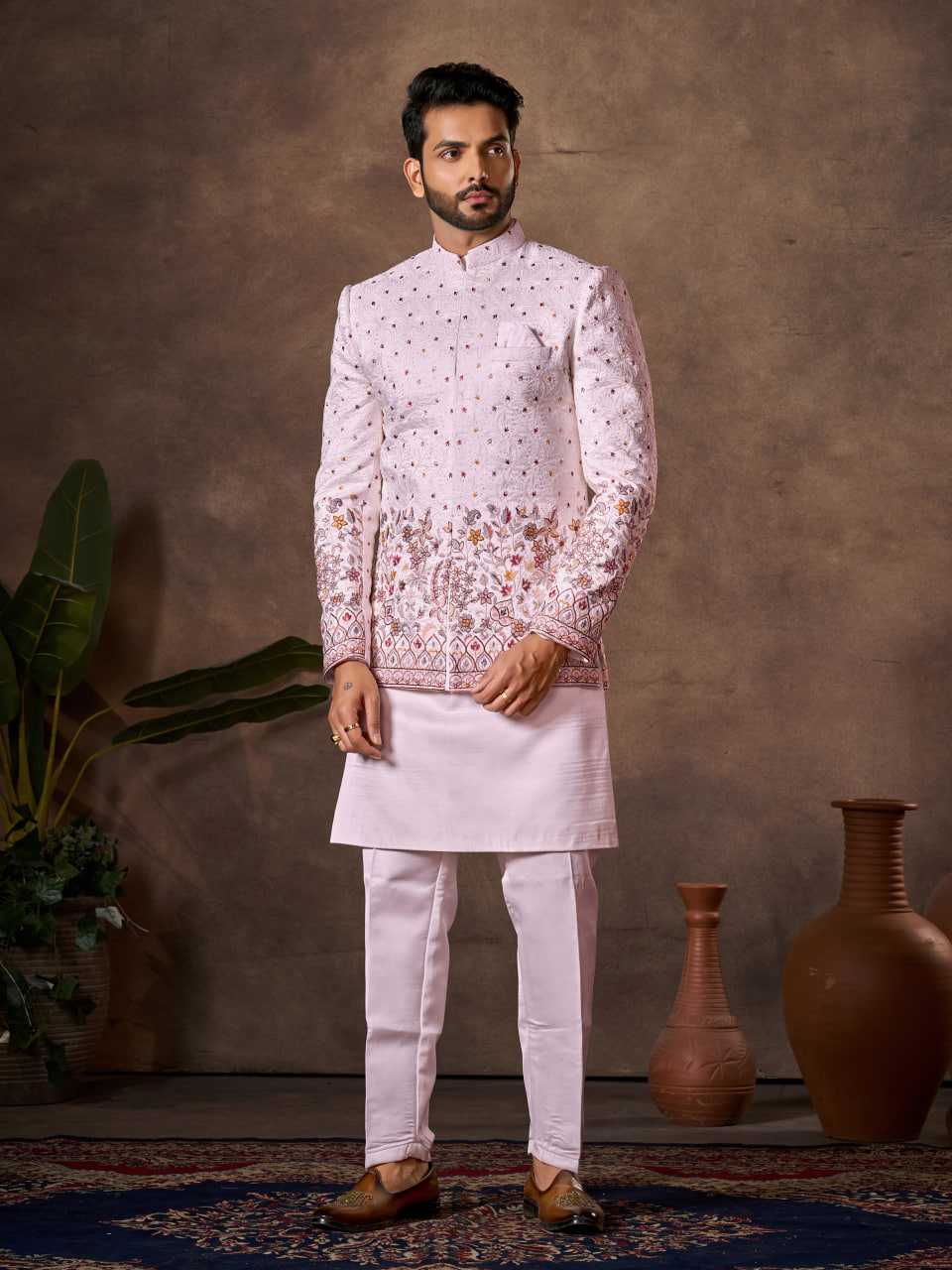 YNF Wholesale Premium Silk Embroidered Kurta Pajama RIN223 1761 | Surat Manufacturer